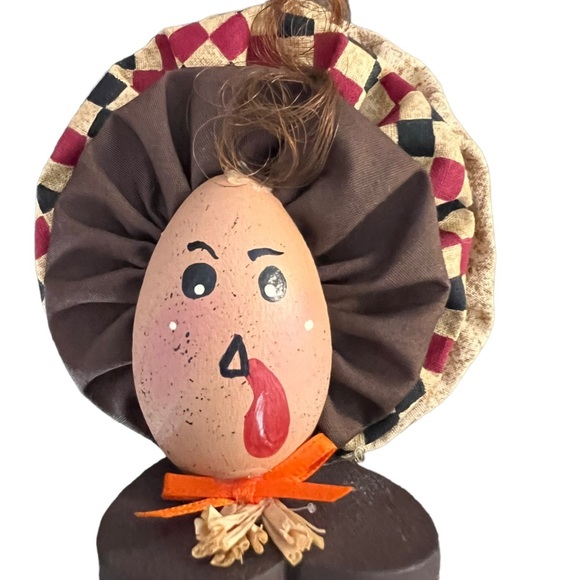 Vintage Homemade Turkey Thanksgiving Decor - Picture 2 of 3